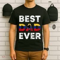 Best Venezuelan Dad Ever Venezuela Daddy FatherS Day T-Shirt thumb 6