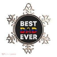 Best Venezuelan Dad Ever Venezuela Daddy FatherS Day Ornament thumb 0