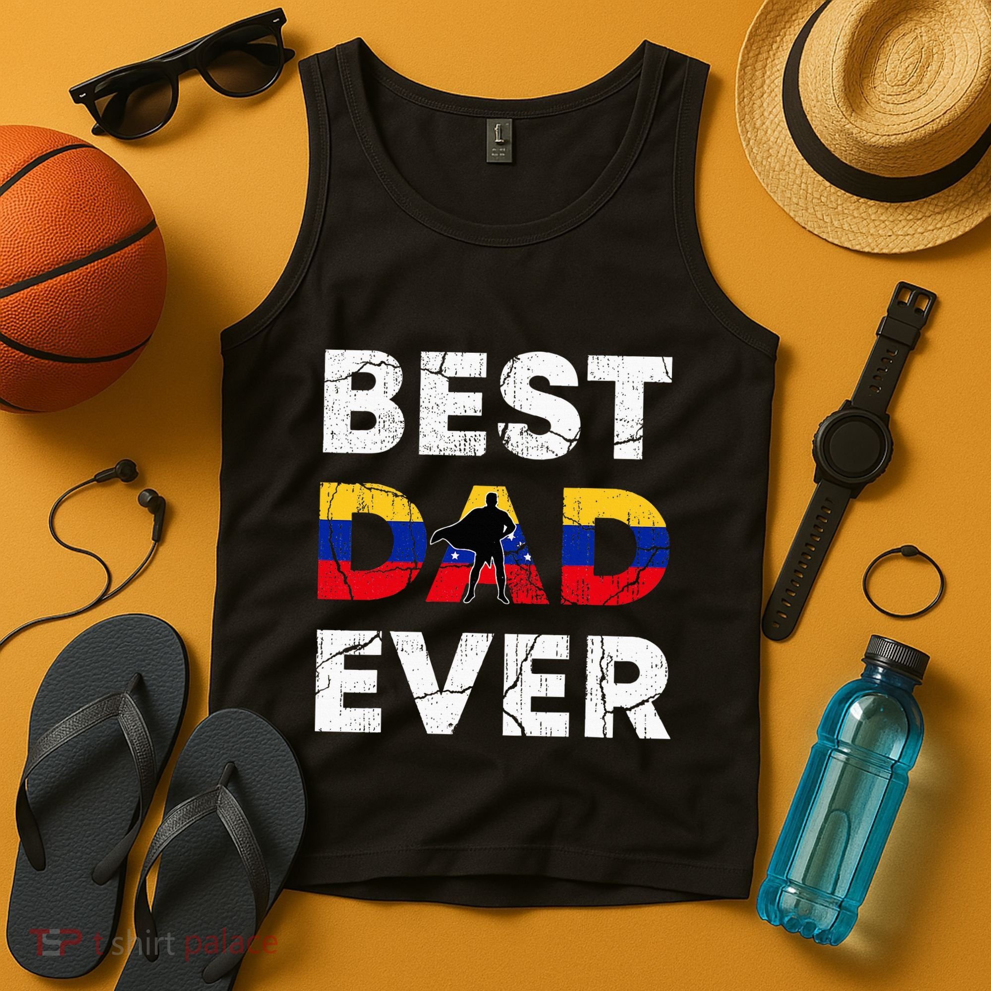 Best Venezuelan Dad Ever Venezuela Daddy FatherS Day Tank Top