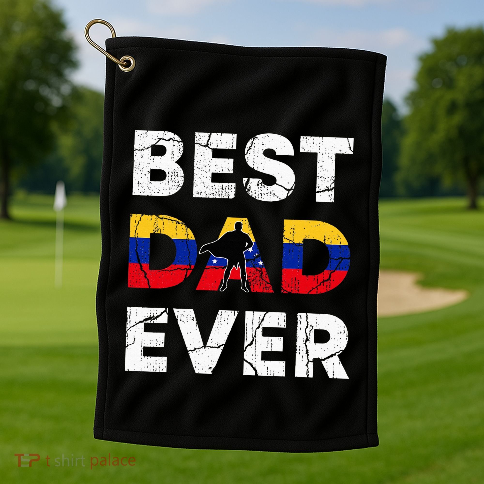 Best Venezuelan Dad Ever Venezuela Daddy FatherS Day Golf Towel