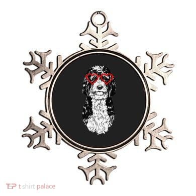 Bernedoodle Valentines Day Doodle Dog Mom Dog Lover Ornament