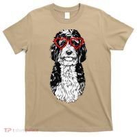 Bernedoodle Valentines Day Doodle Dog Mom Dog Lover T-Shirt thumb 0