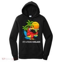 Beach Vacation Drinking Parrot ItS 5 OClock Somewhere Women's Hoodie thumb 0