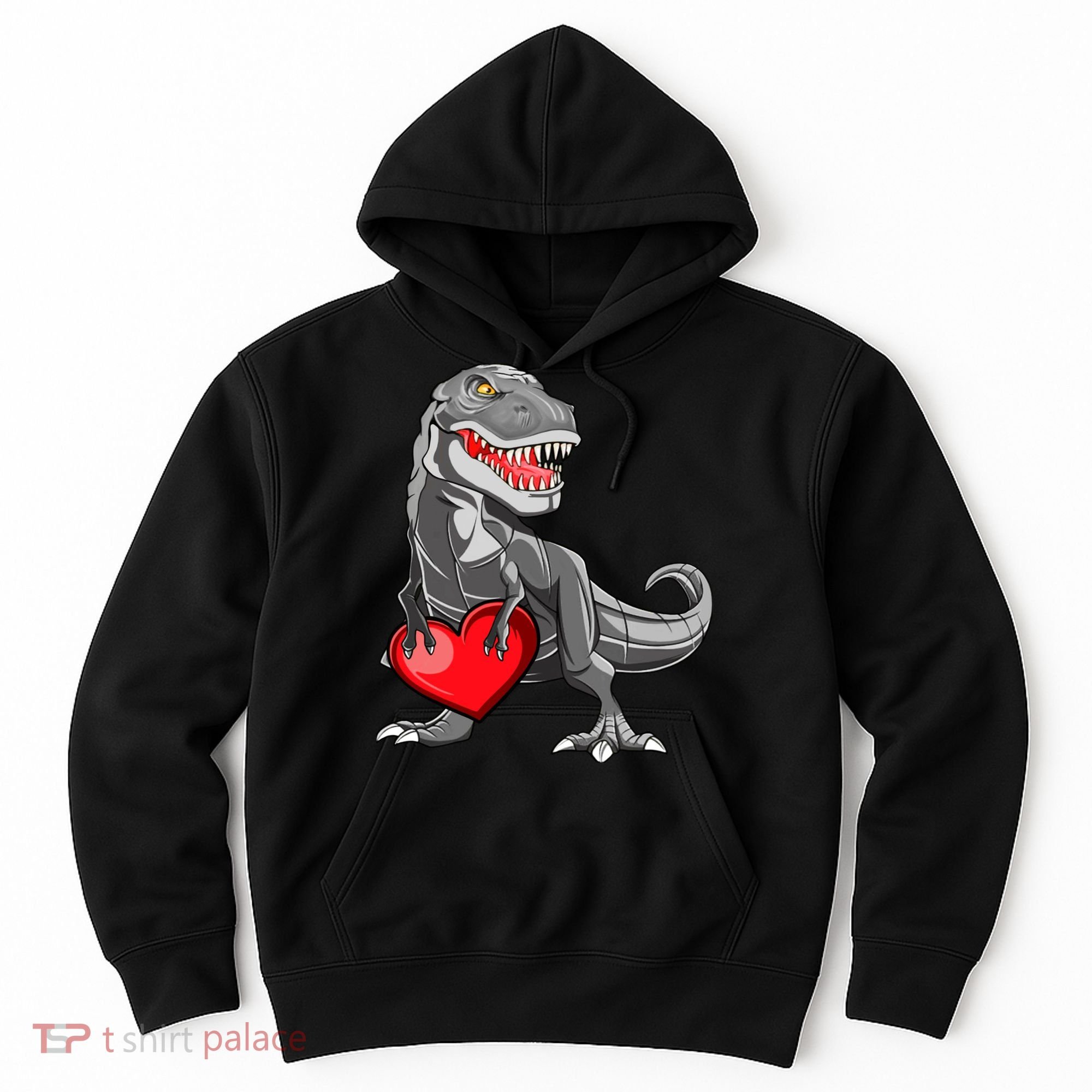 Boy Valentines Day Trex Dinosaur I Steal Hearts Hoodie