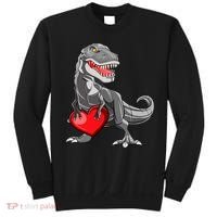 Boy Valentines Day Trex Dinosaur I Steal Hearts Sweatshirt thumb 0
