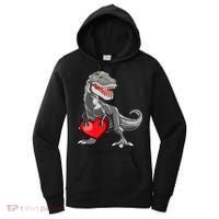 Boy Valentines Day Trex Dinosaur I Steal Hearts Women's Hoodie thumb 0