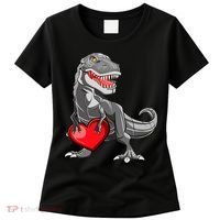 Boy Valentines Day Trex Dinosaur I Steal Hearts Women's T-Shirt thumb 0