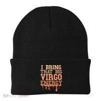 Big Virgo Energy Virgo Drip Melanin Vibes Birthday Beanie thumb 0
