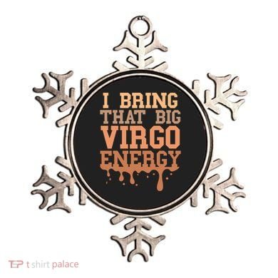 Big Virgo Energy Virgo Drip Melanin Vibes Birthday Ornament