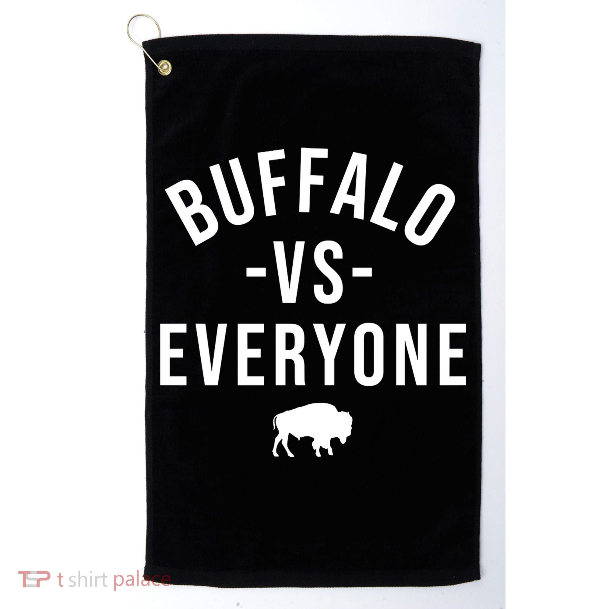 Buffalo Vs Everybody Golf Towel