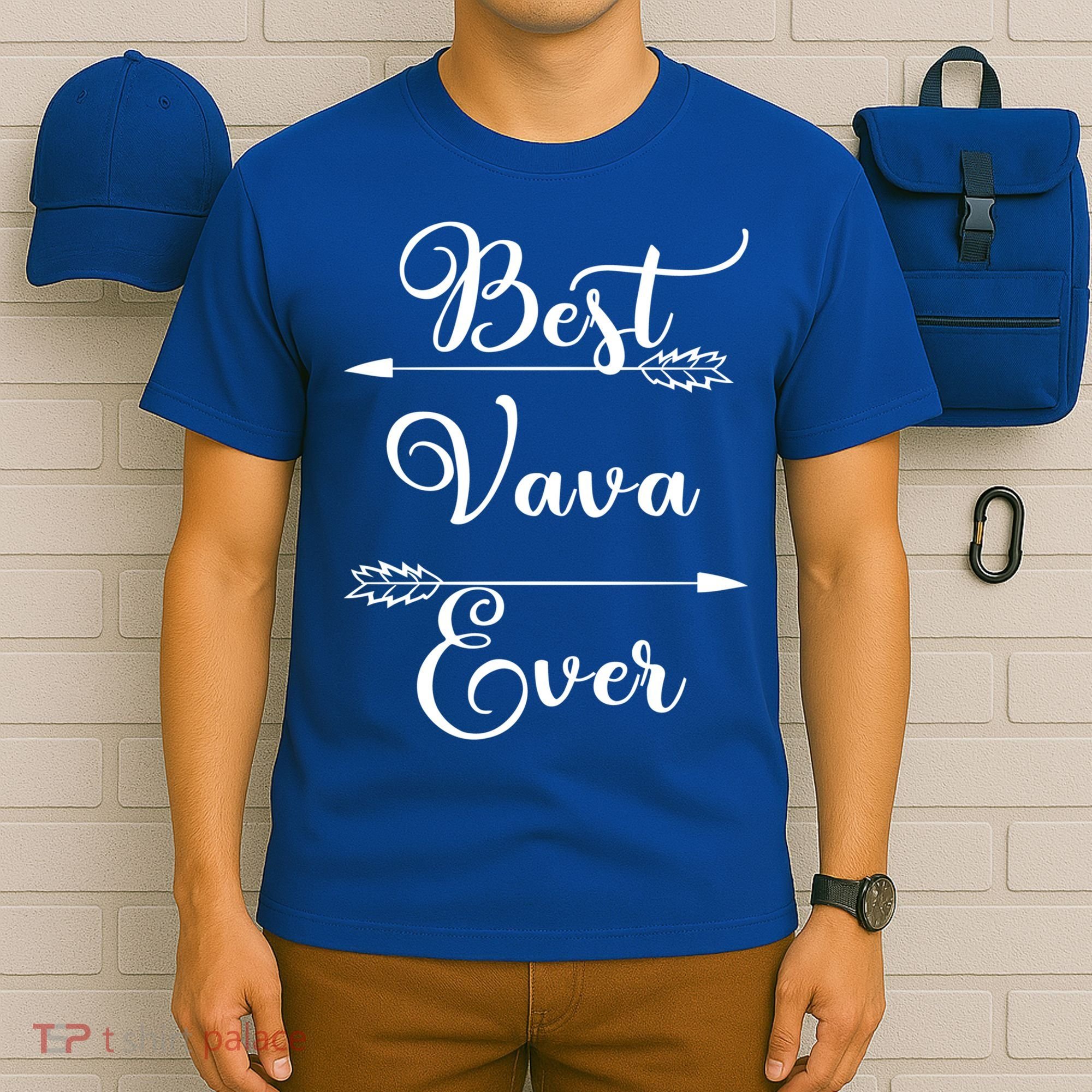 Best Vava Ever Proud Grandmas Birthday Family Christmas Cute Gift T-Shirt