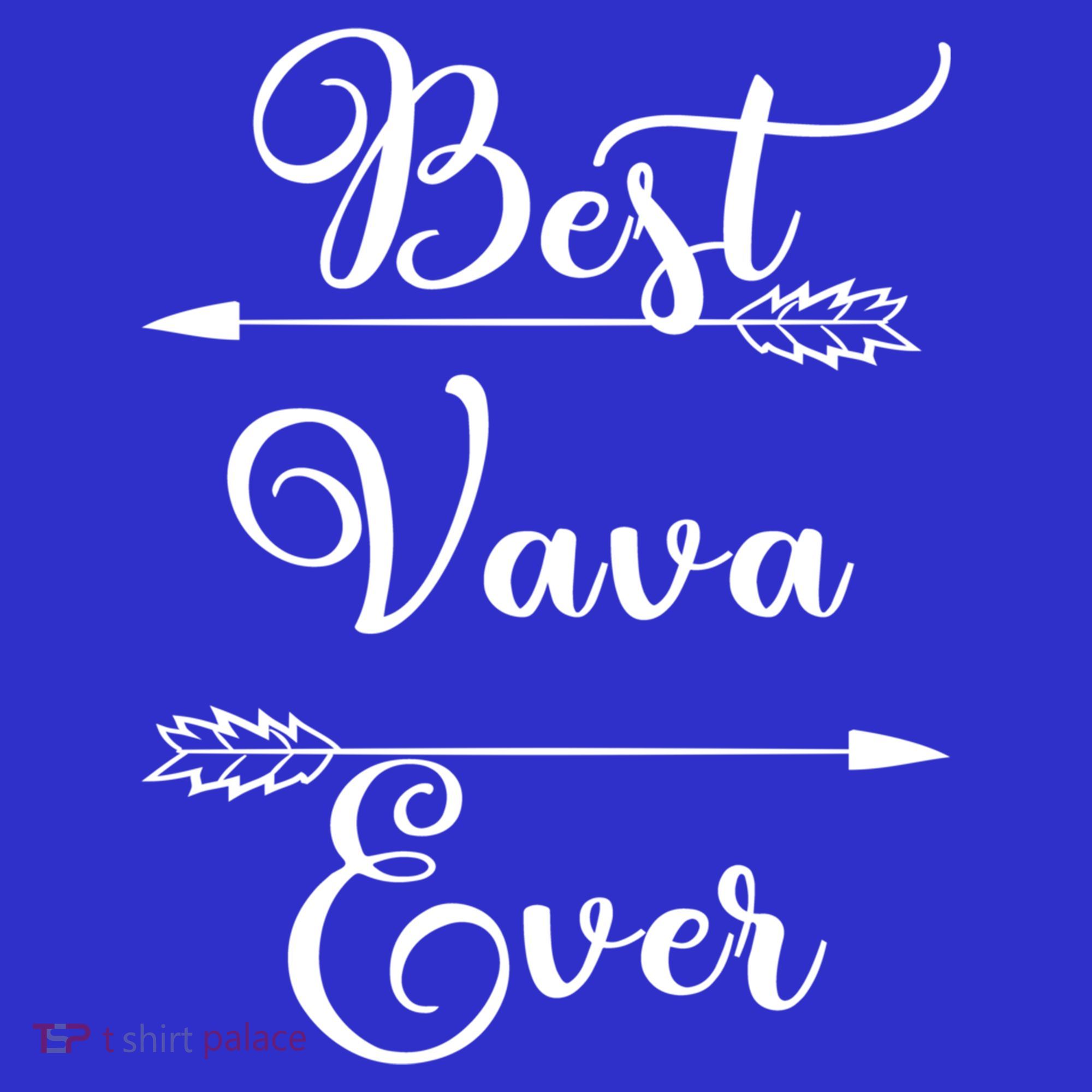 Best Vava Ever Proud Grandmas Birthday Family Christmas Cute Gift Women's Tank Top