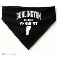 Burlington Vermont Est. 1763 Varsity USA-Made Doggie Bandana thumb 0