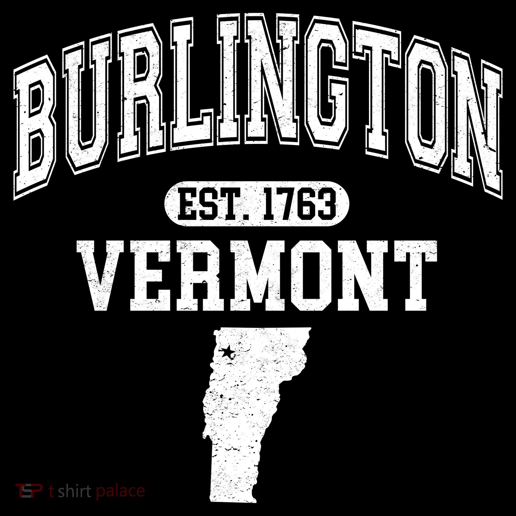 Burlington Vermont Est. 1763 Varsity Women's Hoodie