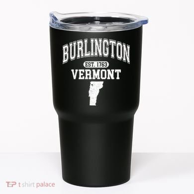 Burlington Vermont Est. 1763 Varsity Tumbler