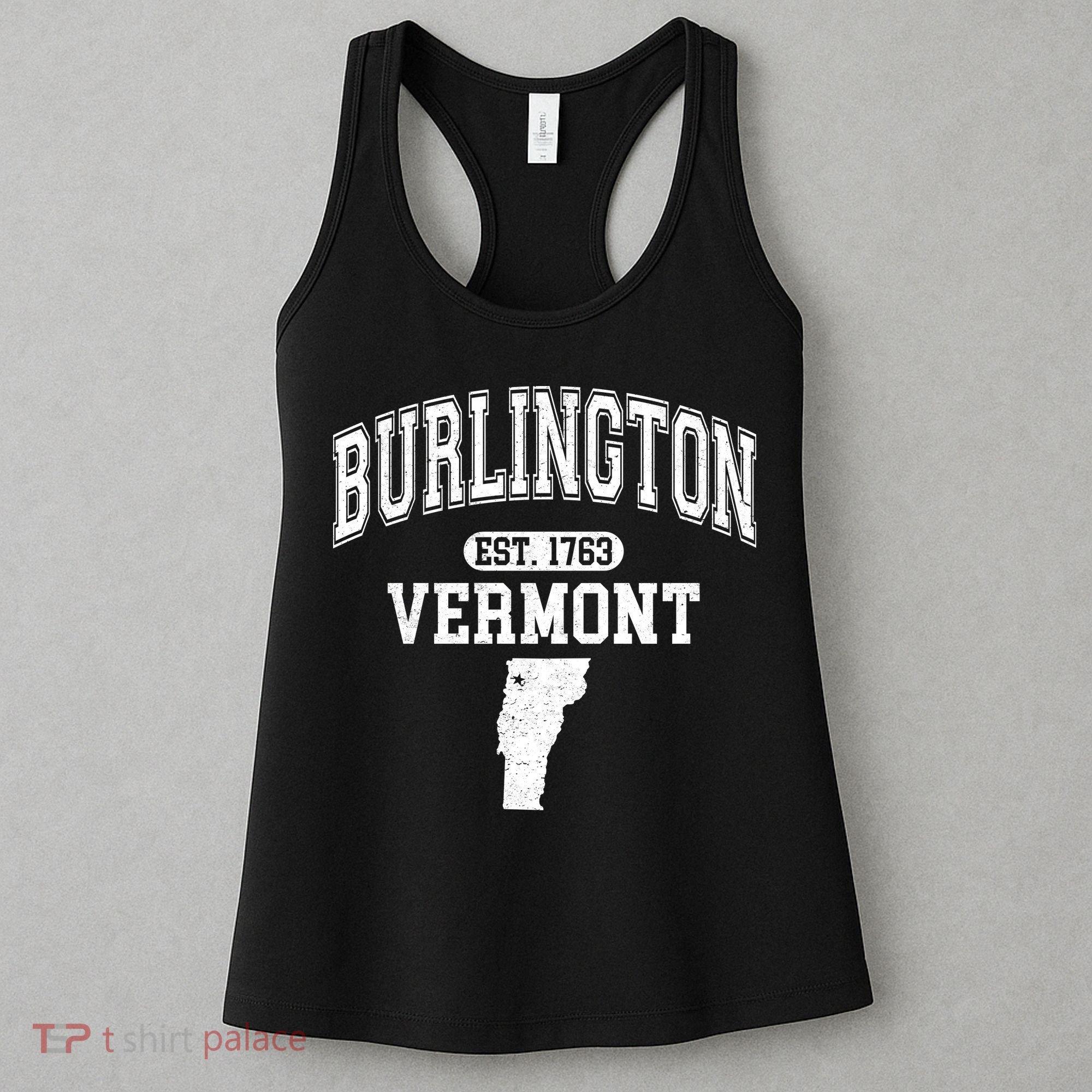 Burlington Vermont Est. 1763 Varsity Women's Tank Top