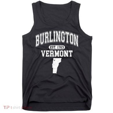 Burlington Vermont Est. 1763 Varsity Tank Top