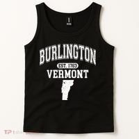 Burlington Vermont Est. 1763 Varsity Tank Top thumb 2
