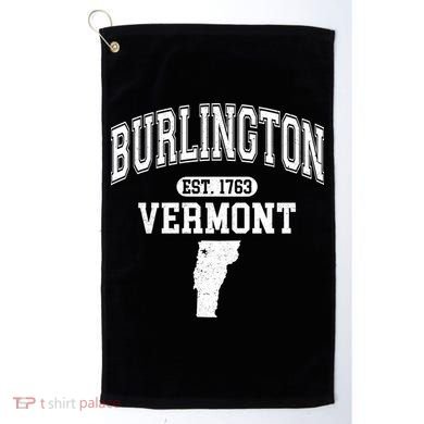 Burlington Vermont Est. 1763 Varsity Golf Towel