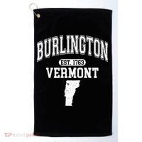 Burlington Vermont Est. 1763 Varsity Golf Towel thumb 0