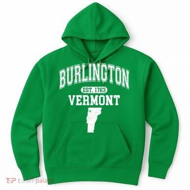 Burlington Vermont Est. 1763 Varsity Hoodie