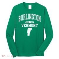 Burlington Vermont Est. 1763 Varsity Long Sleeve Shirt thumb 0