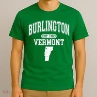 Burlington Vermont Est. 1763 Varsity T-Shirt thumb 3