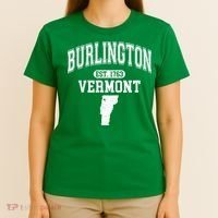 Burlington Vermont Est. 1763 Varsity T-Shirt thumb 4