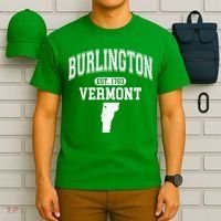 Burlington Vermont Est. 1763 Varsity T-Shirt thumb 6