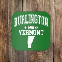 Burlington Vermont Est. 1763 Varsity Coaster thumb 0