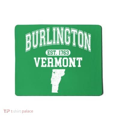 Burlington Vermont Est. 1763 Varsity Mousepad