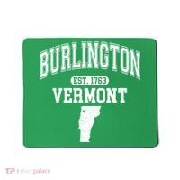 Burlington Vermont Est. 1763 Varsity Mousepad thumb 0