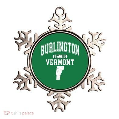 Burlington Vermont Est. 1763 Varsity Ornament