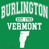 Burlington Vermont Est. 1763 Varsity Ornament thumb 1