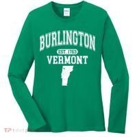 Burlington Vermont Est. 1763 Varsity Women's Long Sleeve Shirt thumb 0