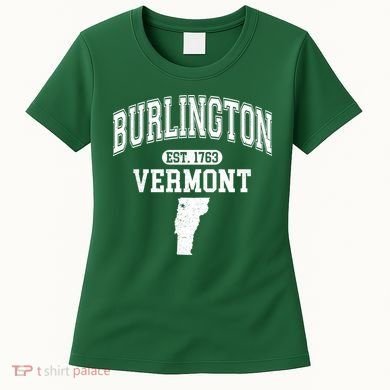 Burlington Vermont Est. 1763 Varsity Women's T-Shirt