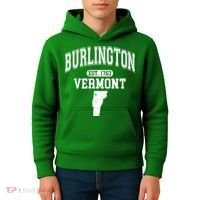 Burlington Vermont Est. 1763 Varsity Kids Hoodie thumb 4