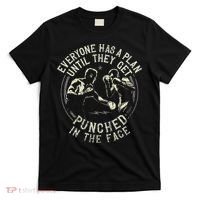 Boxing Vintage Everyone Has A Plan Until They Get Punched In T-Shirt thumb 0