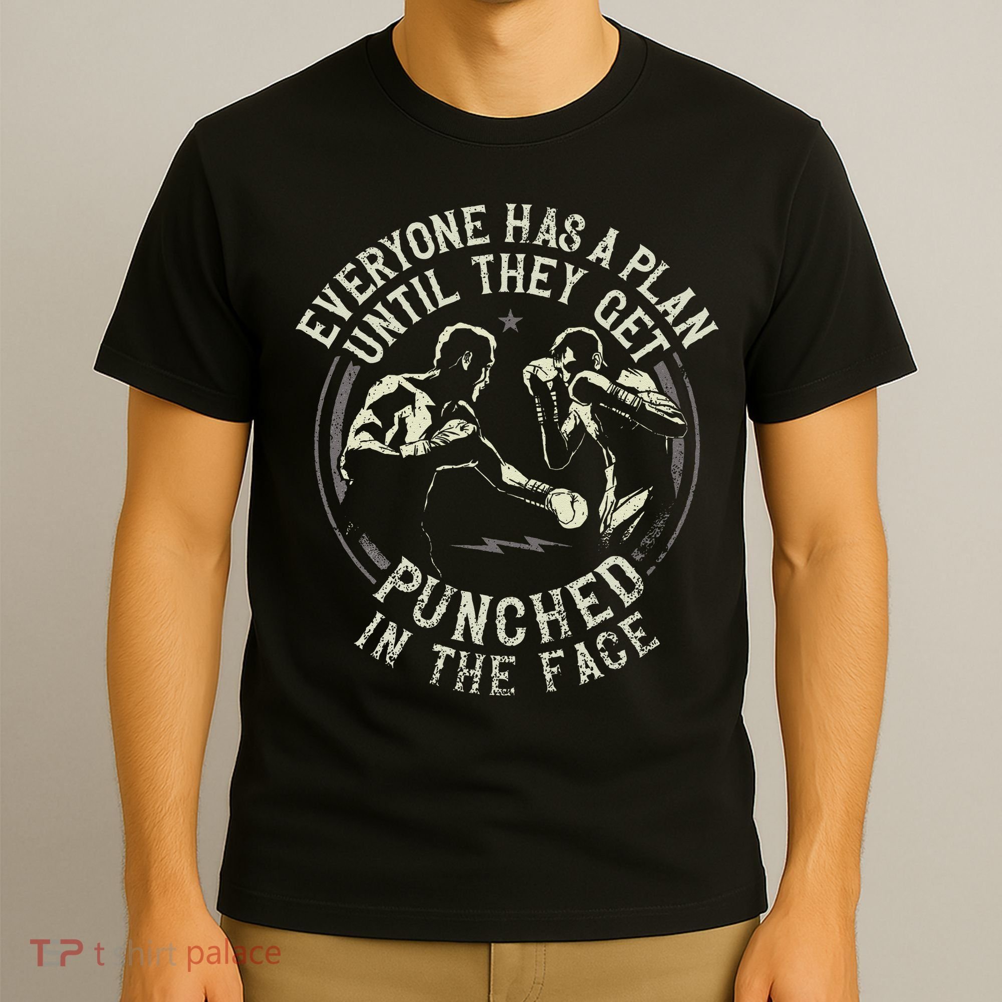 Boxing Vintage Everyone Has A Plan Until They Get Punched In T-Shirt