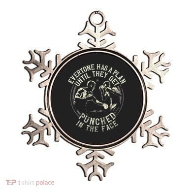 Boxing Vintage Everyone Has A Plan Until They Get Punched In Ornament