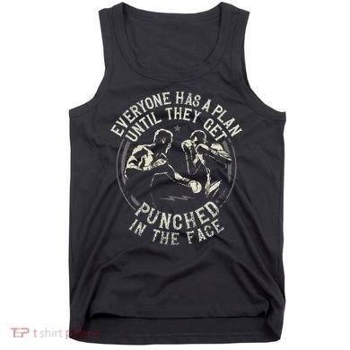 Boxing Vintage Everyone Has A Plan Until They Get Punched In Tank Top