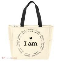Bible Verse Faith Based Christian I Am A Christian Tote Bag thumb 0