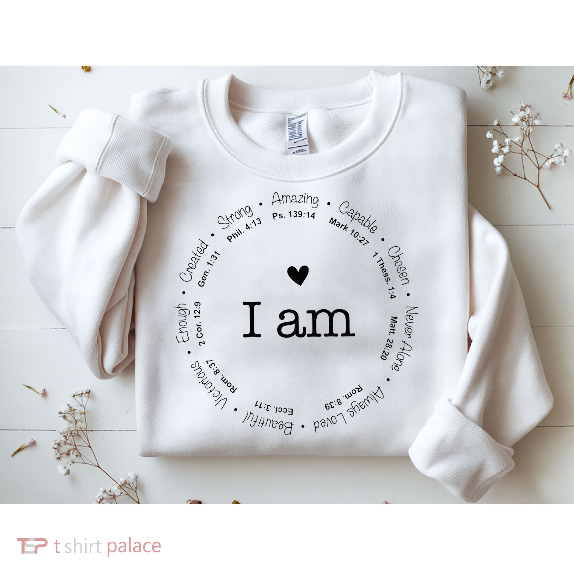 Bible Verse Faith Based Christian I Am A Christian Sweatshirt