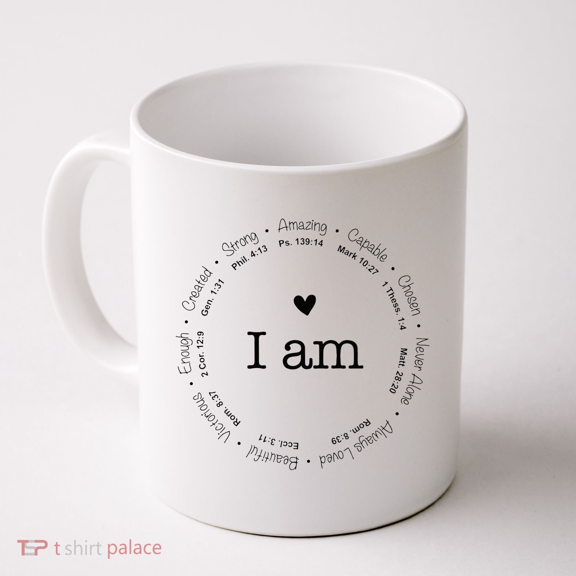 Bible Verse Faith Based Christian I Am A Christian Coffee Mug