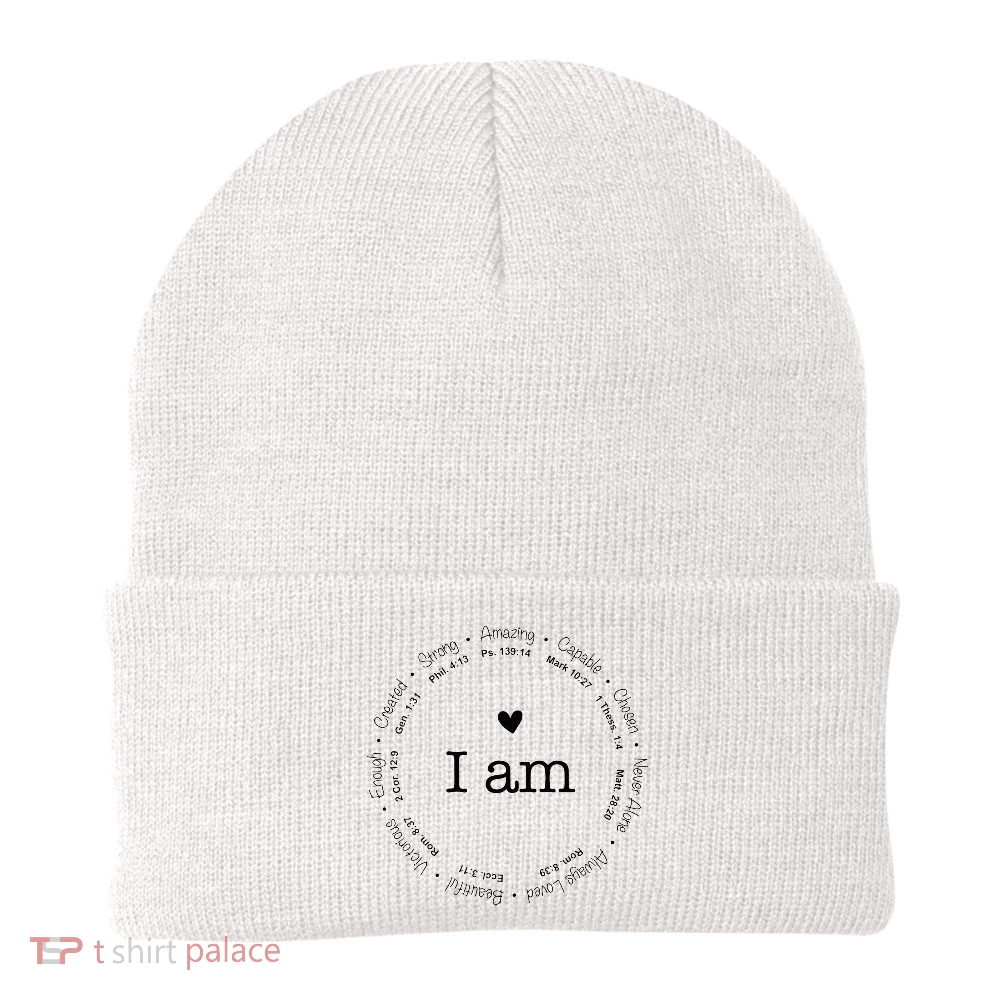 Bible Verse Faith Based Christian I Am A Christian Beanie