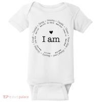 Bible Verse Faith Based Christian I Am A Christian Baby Bodysuit thumb 0