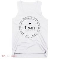 Bible Verse Faith Based Christian I Am A Christian Tank Top thumb 0