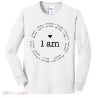 Bible Verse Faith Based Christian I Am A Christian Kids Long Sleeve Shirt thumb 0