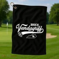 Brock Vandagriff Flair Script Golf Towel thumb 1