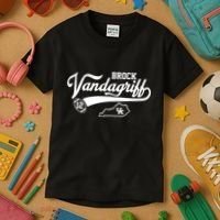 Brock Vandagriff Flair Script Kids T-Shirt thumb 3